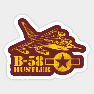 B-58 Hustler (distressed) Sticker